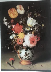 Blomster i en Wan-Li vase
